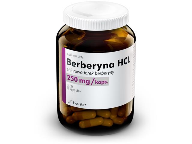 Berberyna 250 mg interakcje ulotka kapsułki  60 kaps. | butelka ze szkła