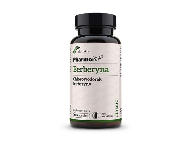 Berberyna Chlorowodorek berberyny 388 mg interakcje ulotka kapsułki  60 kaps.