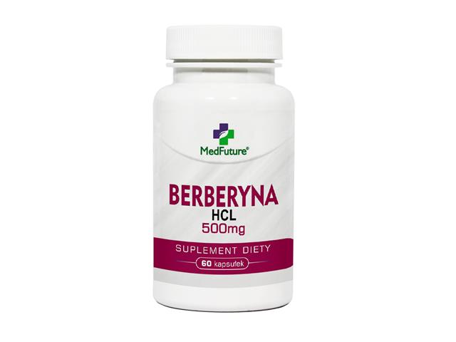 Berberyna HCL interakcje ulotka kapsułki - 60 kaps.