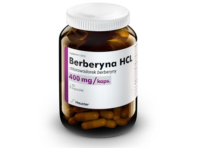 Berberyna HCL interakcje ulotka kapsułki  60 kaps. | butelka ze szkła