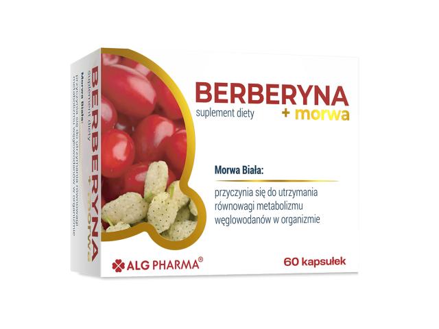 Berberyna + Morwa interakcje ulotka kapsułki twarde - 60 kaps.
