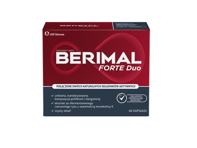 Berimal Forte Duo interakcje ulotka kapsułki  60 kaps.