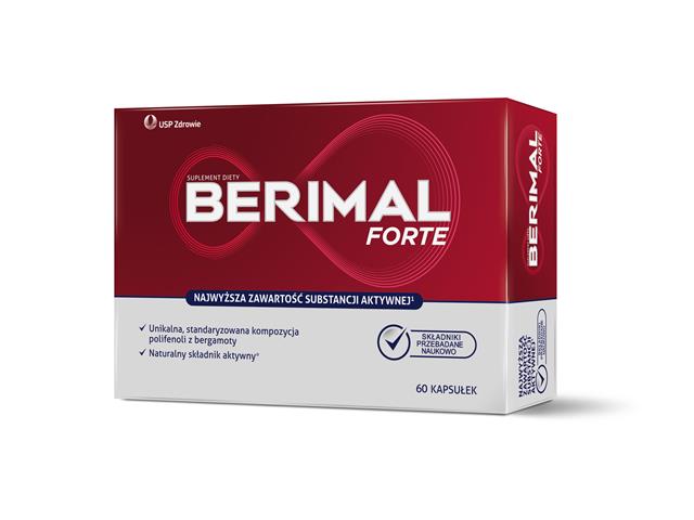 Berimal Forte interakcje ulotka kapsułki  60 kaps.