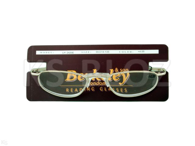 Berkeley Gun Okulary 2420 E +4,0 interakcje ulotka okulary - 1 szt.