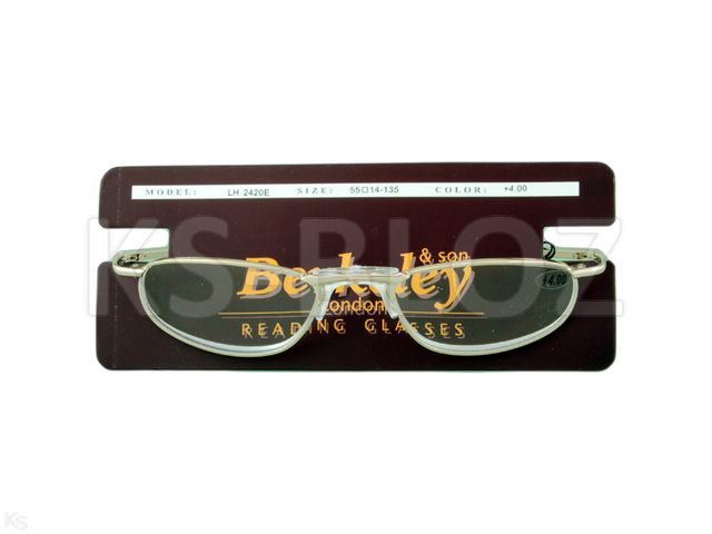 Berkeley Gun Okulary 2420 E +4,0 interakcje ulotka okulary  1 szt.