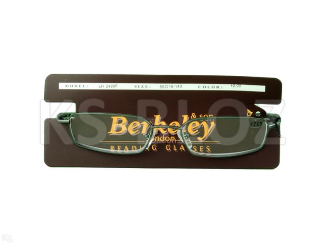 Berkeley Gun Okulary 2420 F +2,0 interakcje ulotka okulary - 1 szt.