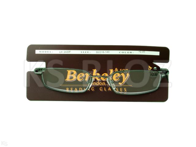 Berkeley Gun Okulary 2420 F +2,0 interakcje ulotka   1 szt.