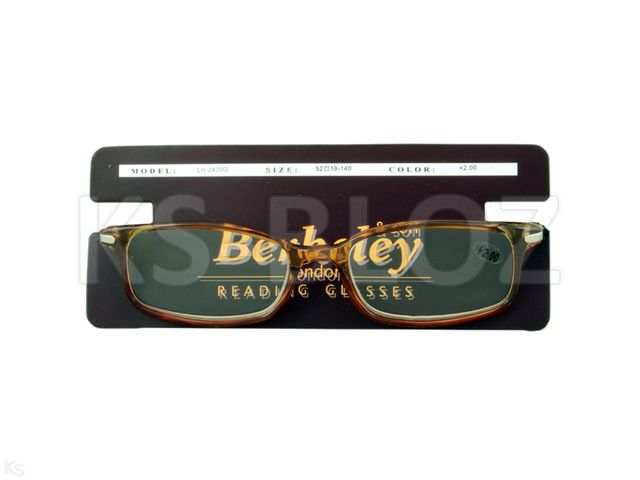 Berkeley Okulary brown 2420 G +2,0 interakcje ulotka okulary  1 szt.