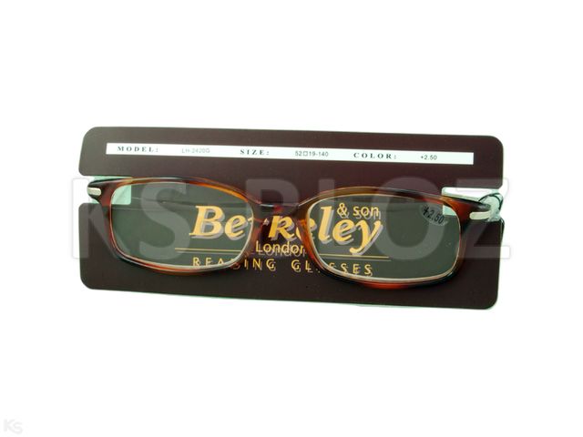 Berkeley Okulary brown 2420 G +2,5 interakcje ulotka okulary  1 szt.