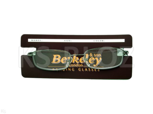 Berkeley Okulary gray 2420 G +3,5 interakcje ulotka   1 szt.