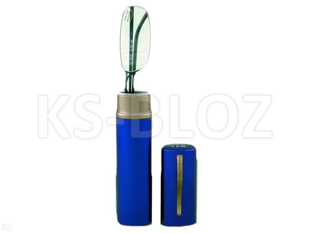 Berkeley Okulary szare M163C +2,5 + etui interakcje ulotka okulary - 1 szt.