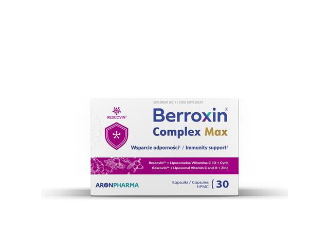 Berroxin Complex Max interakcje ulotka kapsułki  30 kaps.