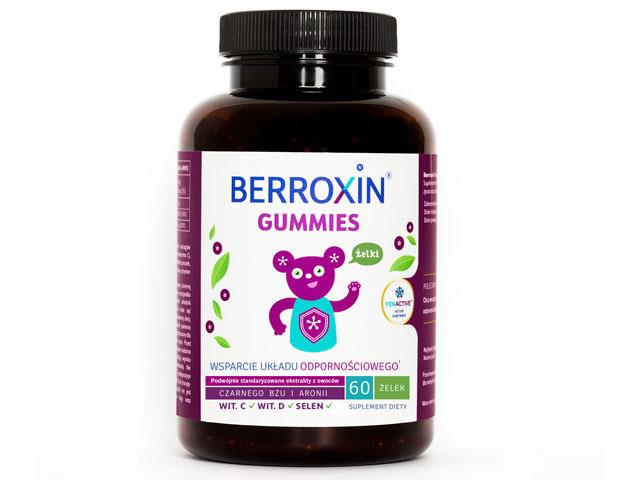 Berroxin Gummies interakcje ulotka żelki - 60 szt.