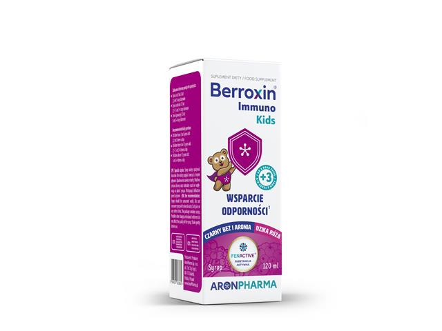 Berroxin Immuno Kids interakcje ulotka syrop  120 ml