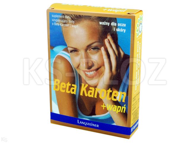 Beta-Karoten + Wapń interakcje ulotka kapsułki - 30 kaps.