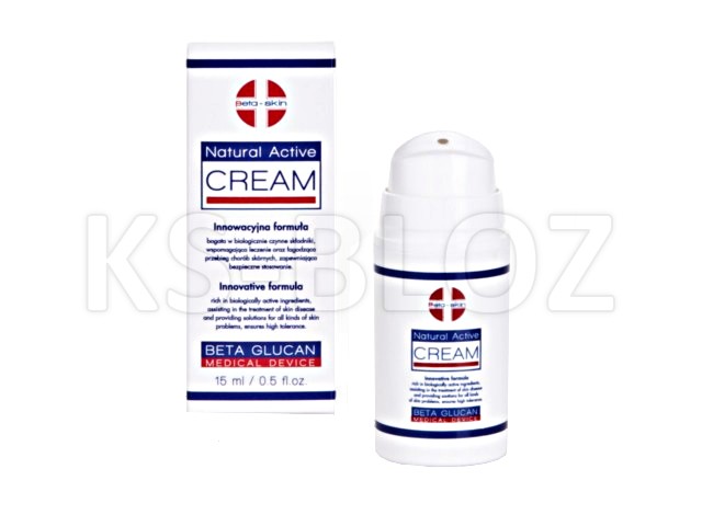 Beta Skin Natural Active Cream interakcje ulotka krem - 15 ml