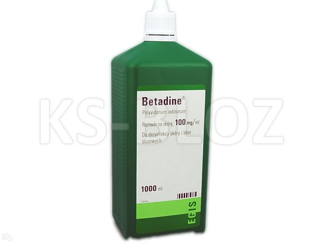 Betadine interakcje ulotka roztwór na skórę 100 mg/ml 1 l