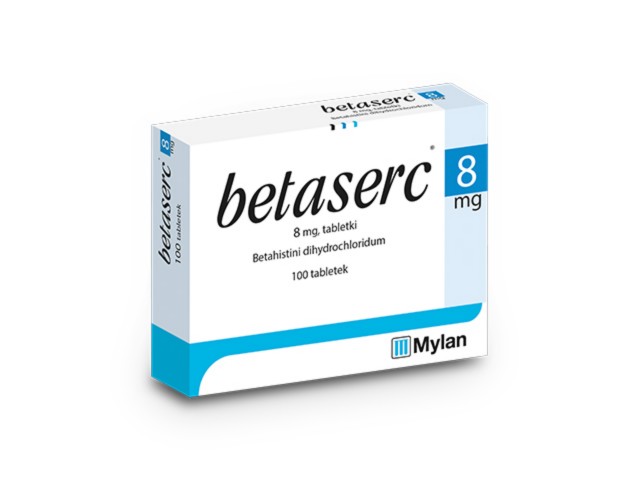 Betaserc interakcje ulotka tabletki 8 mg 100 tabl.