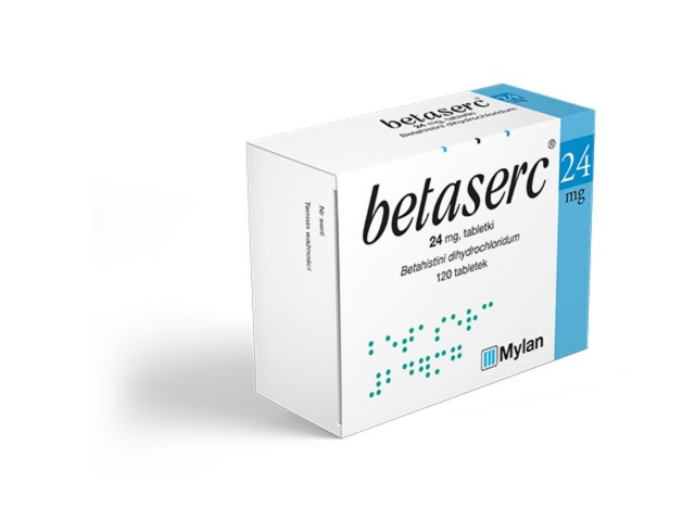 Betaserc interakcje ulotka tabletki 24 mg 120 tabl.