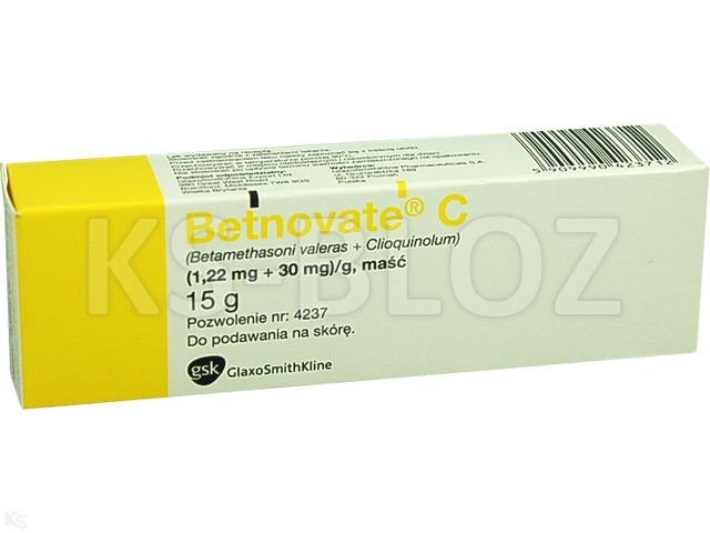 Betnovate C interakcje ulotka maść (1,22mg+30mg)/g 15 g | tuba