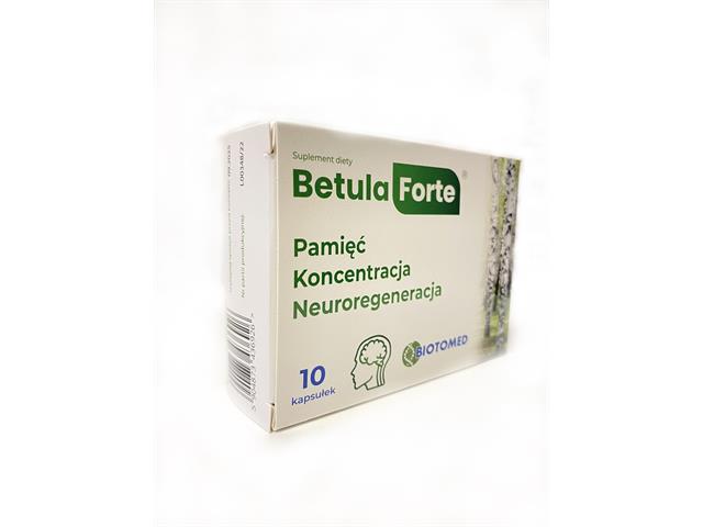 Betula Forte interakcje ulotka kapsułki - 10 kaps.