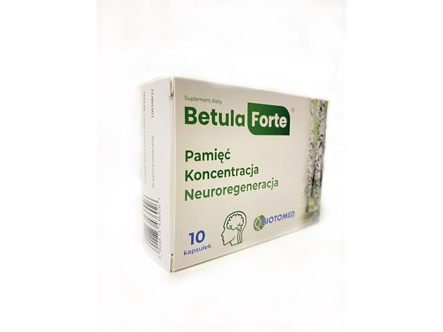 Betula Forte interakcje ulotka kapsułki  10 kaps.