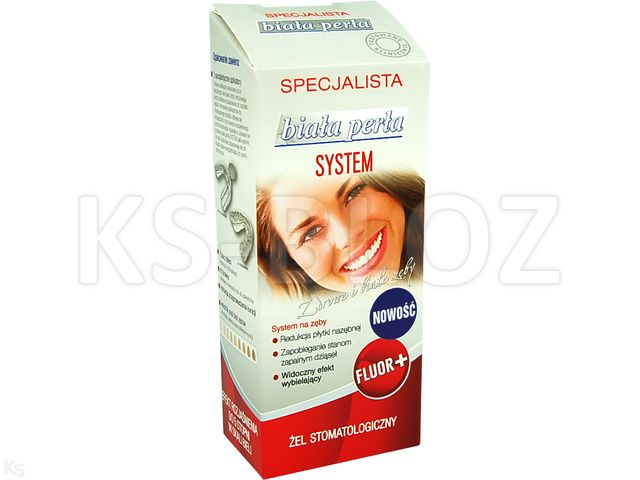 BIAŁA PERŁA SYSTEM Żel stomat.wybielający interakcje ulotka żel - 65 ml