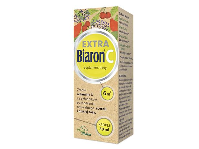 Biaron C Extra interakcje ulotka krople  30 ml