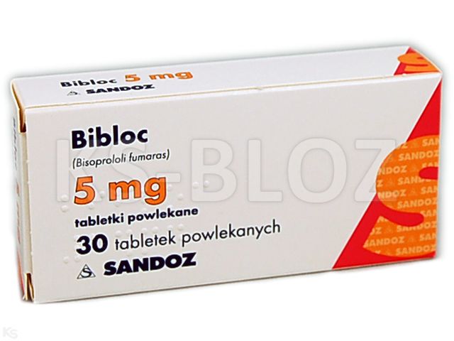 Bibloc interakcje ulotka tabletki powlekane 5 mg 30 tabl.