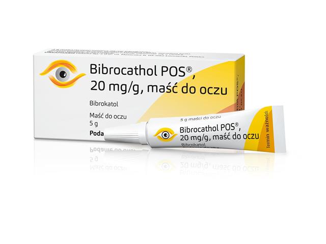 Bibrocathol Pos interakcje ulotka maść do oczu 20 mg/g 5 g