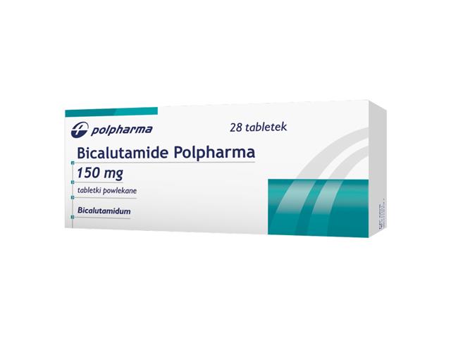 Bicalutamide Polpharma 50 mg interakcje ulotka tabletki powlekane 50 mg 28 tabl. (4 blist. po 7 tabl.)