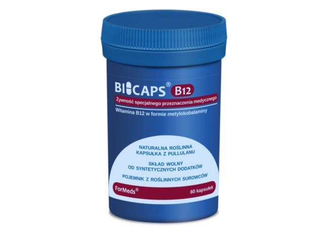 Bicaps B12 interakcje ulotka kapsułki  60 kaps.