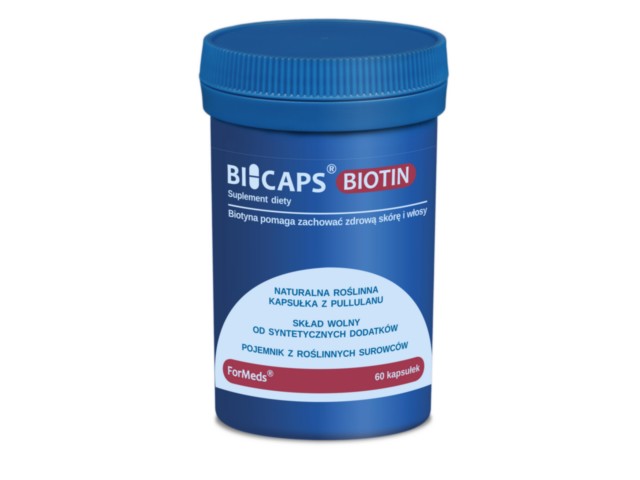Bicaps Biotin interakcje ulotka   60 kaps.