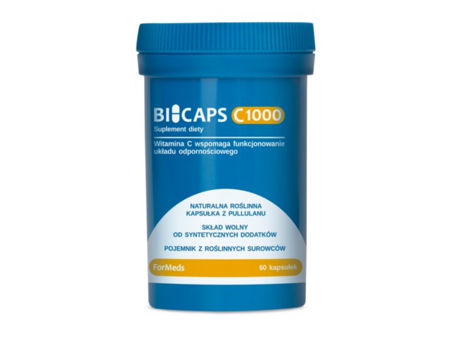 BICAPS C 1000 interakcje ulotka kapsułki  60 kaps.