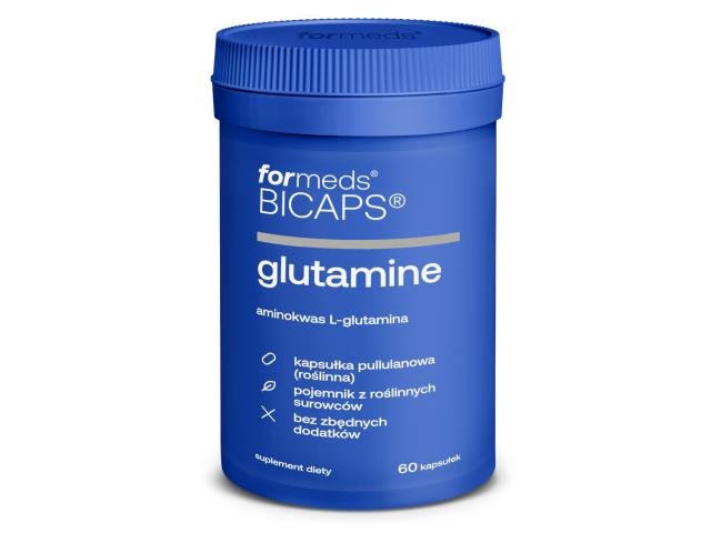 Bicaps Glutamine interakcje ulotka kapsułki twarde 60 kaps.