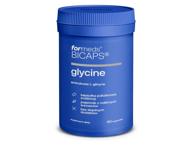 Bicaps Glycine interakcje ulotka kapsułki  60 kaps.