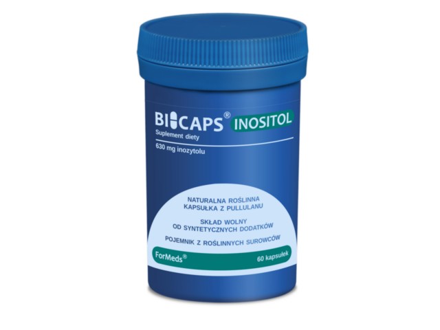 Bicaps Inositol interakcje ulotka kapsułki  60 kaps.