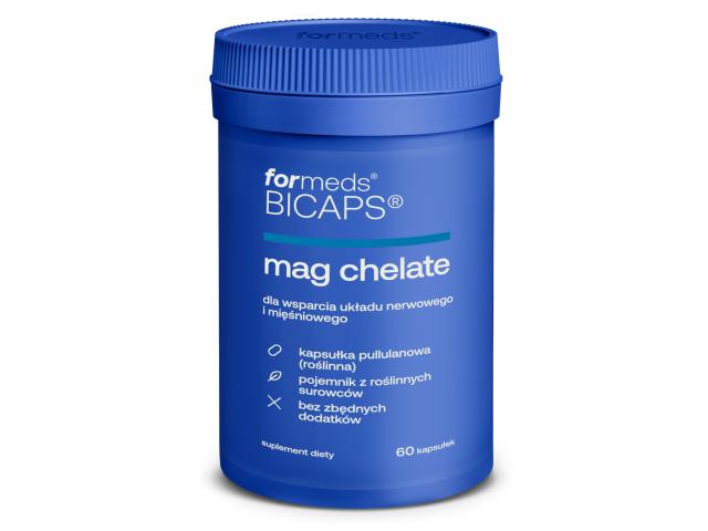 Bicaps Mag Chelate interakcje ulotka kapsułki  60 kaps.