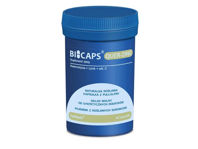 Bicaps Quer Zinc interakcje ulotka kapsułki - 60 kaps.