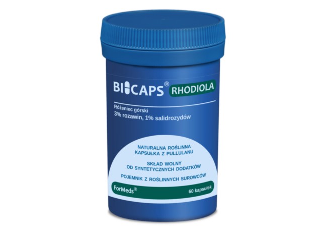 Bicaps Rhodiola interakcje ulotka kapsułki - 60 kaps.