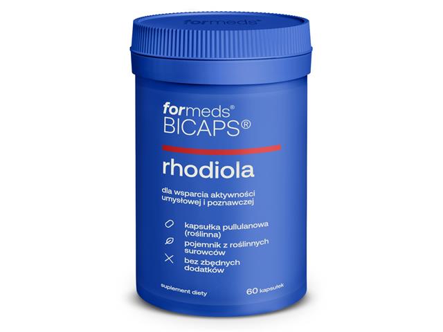 Bicaps Rhodiola interakcje ulotka kapsułki  60 kaps.