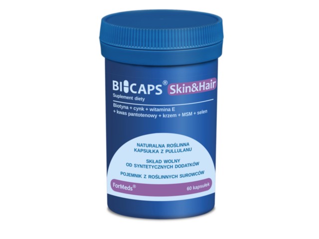 Bicaps Skin & Hair interakcje ulotka kapsułki  60 kaps.