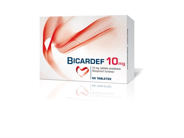 Bicardef 10 interakcje ulotka tabletki 10 mg 60 tabl.