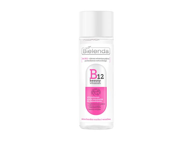 BIELENDA B12 BEAUTY VITAMIN Witaminowa Woda micelarna do demakijażu skóra b.sucha i wrażliwa interakcje ulotka woda micelarna  200 ml