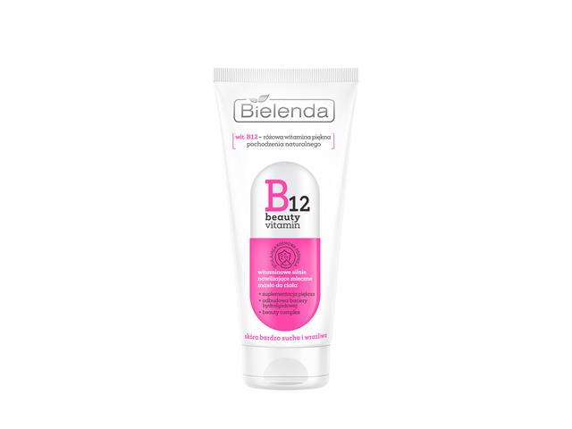 BIELENDA B12 BEAUTY VITAMIN Witaminowe Silnie Nawilż. Mleczne Masło do ciała skóra b.sucha i wraż. interakcje ulotka masło - 200 ml