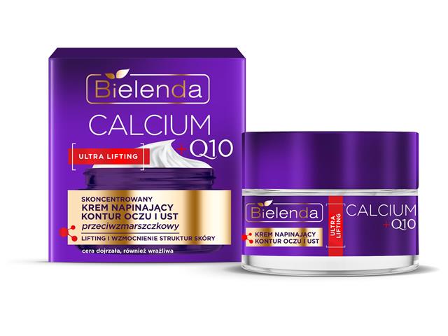 BIELENDA CALCIUM + Q10 Skoncentrowany Krem napinający kontur oczu i ust przeciwzmarszczkowy interakcje ulotka krem - 15 ml