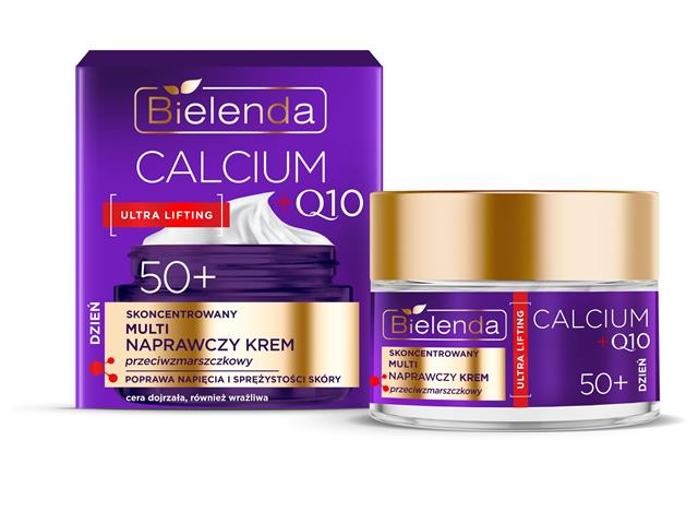 BIELENDA CALCIUM + Q10 Skoncentrowany multi naprawczy Krem przeciwzmarszczkowy na dzień 50+ interakcje ulotka   50 ml