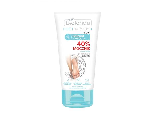 BIELENDA FOOT REMEDY S.O.S. Serum - kuracja do ekstremalnie zniszczonej skóry stóp 40% mocznik interakcje ulotka serum  50 ml