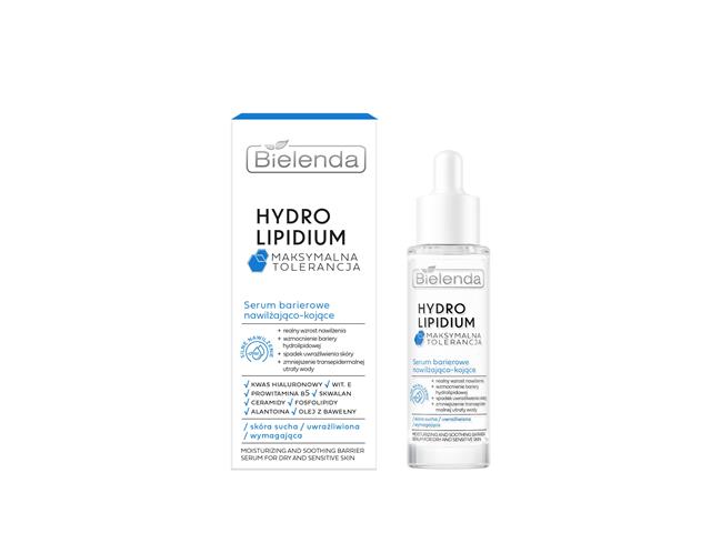 BIELENDA HYDRO LIPIDIUM MAKSYMALNA TOLERANCJA Serum barierowe nawilżająco-kojące interakcje ulotka serum  30 ml