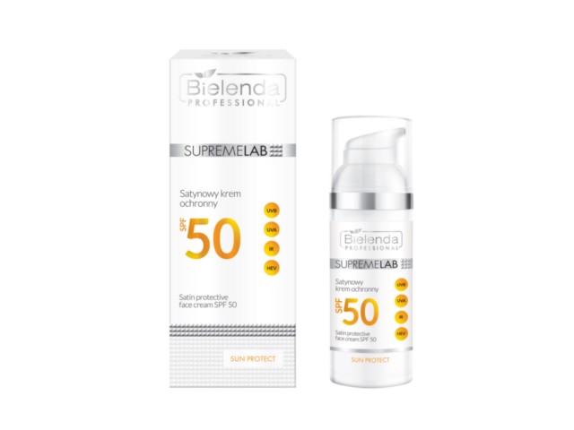 Bielenda Professional Krem satynowy ochronny SPF 50 interakcje ulotka krem  50 ml